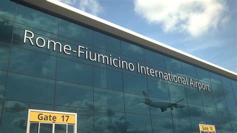 Rome Fiumicino Airport .